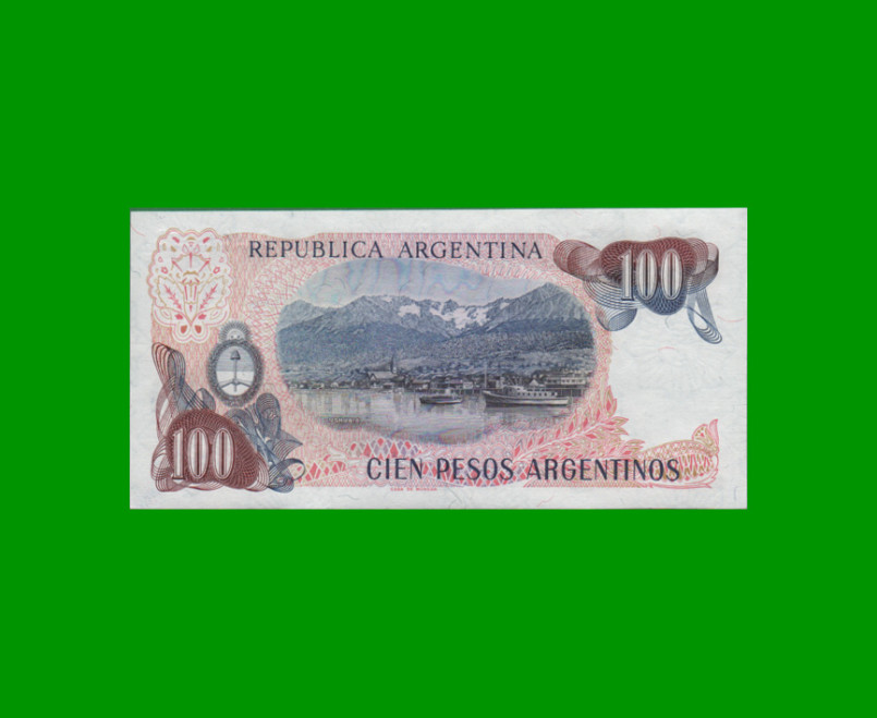 PESOS ARGENTINOS $100,00, BOT 2625, AÑO 1985, ESTADO EXCELENTE+ .- - Imagen 2