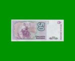 BILLETE DE AUSTRALES, 50 AUSTRALES, BOT 2830, AÑO 1987, ESTADO SIN CIRCULAR.- - Imagen 2
