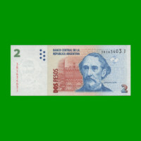 PESOS CONVERTIBLES 2do DISEÑO $2,00, BOT 3234, AÑO 2009, ESTADO EXCELENTE.-