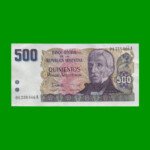 PESOS ARGENTINOS $500,00, BOT 2626, AÑO 1984, ESTADO EXCELENTE+ .-