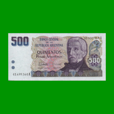 PESOS ARGENTINOS $500,00, BOT 2626a, AÑO 1984, ESTADO EXCELENTE+ .-