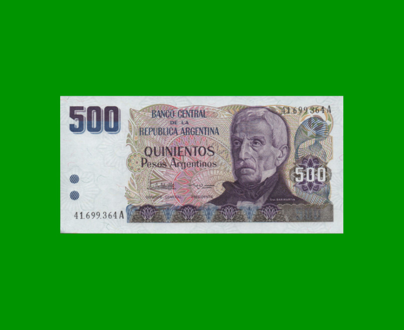 PESOS ARGENTINOS $500,00, BOT 2626a, AÑO 1984, ESTADO EXCELENTE+ .-