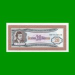 BILLETE DE RUSIA FANTASIA 20 BILETOV, WOR MMM3, AÑO 1994 ESTADO SIN CIRCULAR.-