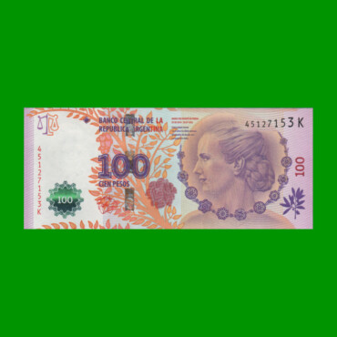 PESOS 3er DISEÑO $100,00, BOT 4313, AÑO 2014, ESTADO EXCELENTE+.-