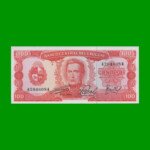 BILLETE DE URUGUAY $100,00, PICK 47, AÑO 1967, SERIE A, ESTADO EXCELENTE+.-
