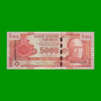 BILLETE DE PARAGUAY 5.000 GUARANIES, PICK 223c, AÑO 2010, ESTADO SIN CIRCULAR.-