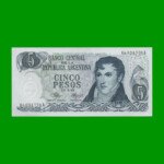 PESOS LEY 18.188 $5,00, BOT 2321, AÑO 1971, ESTADO SIN CIRCULAR.-