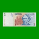 PESOS CONVERTIBLES 2do DISEÑO $2,00, BOT 3234, AÑO 2009, ESTADO SIN CIRCULAR.-