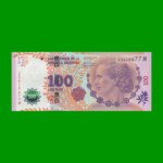 PESOS 3er DISEÑO $100,00, BOT 4315, AÑO 2014, ESTADO EXCELENTE.-