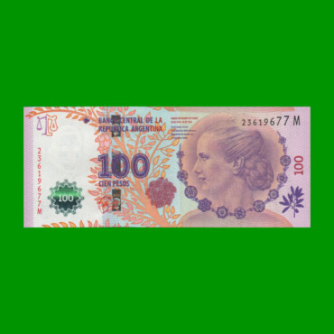 PESOS 3er DISEÑO $100,00, BOT 4315, AÑO 2014, ESTADO EXCELENTE.-