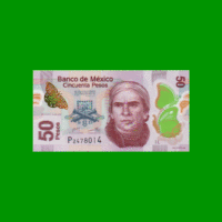 BILLETE DE MEXICO $50,00, POLYMERO, PICK 123n, AÑO 2013, ESTADO SIN CIRCULAR.-