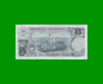PESOS LEY 18.188 $5,00, BOT 2322, AÑO 1972, ESTADO EXCELENTE.- - Imagen 2