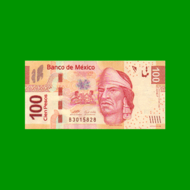 BILLETE DE MEXICO $100,00 PICK 124b, AÑO 2009, ESTADO EXCELENTE+.-