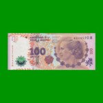 PESOS 3er DISEÑO $100,00, BOT 4316a, AÑO 2015, ESTADO EXCELENTE- .-