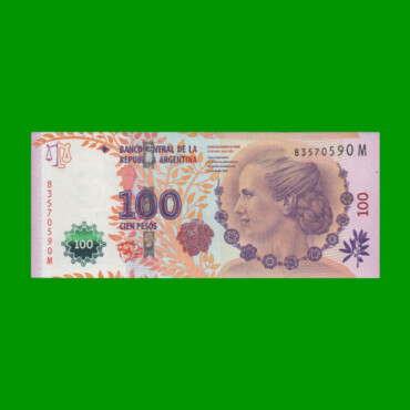 PESOS 3er DISEÑO $100,00, BOT 4316a, AÑO 2015, ESTADO EXCELENTE- .-