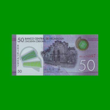 BILLETE DE NICARAGUA 50 CORDOBAS, POLYMERO, PICK 211, ESTADO SIN CIRCULAR.-