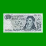 PESOS LEY 18.188 $5,00, BOT 2322, AÑO 1972, ESTADO EXCELENTE+ .-