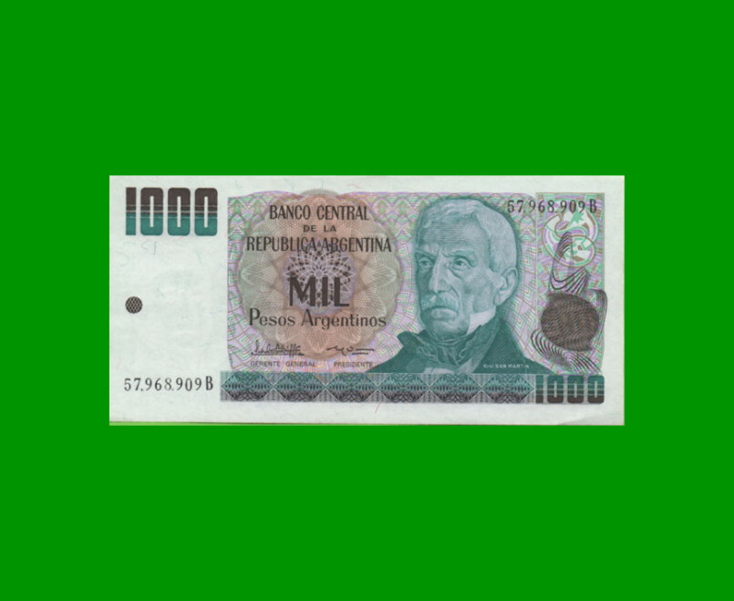 PESOS ARGENTINOS $1.000,00, BOT 2632a, AÑO 1984, ESTADO EXCELENTE+ .-