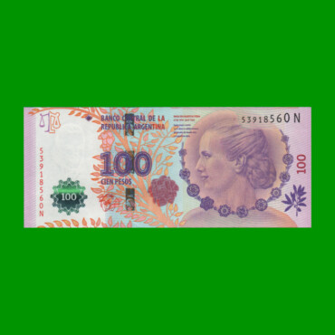 PESOS 3er DISEÑO $100,00, BOT 4317, AÑO 2015, ESTADO EXCELENTE.-