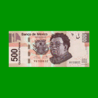 BILLETE DE MEXICO $500,00 PICK 126, AÑO 2013, ESTADO SIN CIRCULAR.-