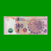 PESOS 3er DISEÑO $100,00, BOT 4317, AÑO 2015, ESTADO SIN CIRCULAR.-