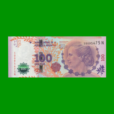 PESOS 3er DISEÑO $100,00, BOT 4317, AÑO 2015, ESTADO SIN CIRCULAR.-