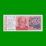 BILLETE DE AUSTRALES, 100 AUSTRALES, BOT 2835, AÑO 1985, ESTADO EXCELENTE+.-