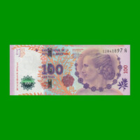 PESOS 3er DISEÑO $100,00, BOT 4318, AÑO 2015, ESTADO SIN CIRCULAR.-