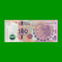 PESOS 3er DISEÑO $100,00, BOT 4319, AÑO 2015, ESTADO SIN CIRCULAR.-