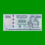 BILLETE DE PARAGUAY 20.000 GUARANIES, PICK 238a, AÑO 2015, ESTADO SIN CIRCULAR.-