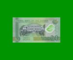 BILLETE DE GAMBIA 20 DALASIS, POLYMERO PICK 30, AÑO 2014 ESTADO SIN CIRCULAR.- - Imagen 2