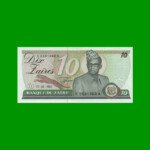 BILLETE DE ZAIRE 10 ZAIRES, PICK 27a, AÑO 1982, ESTADO SIN CIRCULAR.-
