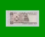 BILLETE DE GHANA 50 CEDIS, PICK 22b, AÑO 1980 ESTADO SIN CIRCULAR.- - Imagen 2