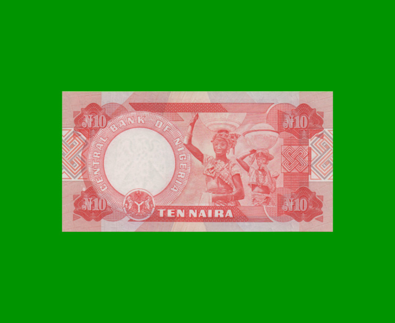 BILLETE DE NIGERIA 10 NAIRA, PICK 25i, AÑO 2005 ESTADO SIN CIRCULAR.- - Imagen 2