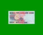 BILLETE DE SIERRA LEONA 1.000 LEONES, PICK 30a, AÑO 2010 ESTADO SIN CIRCULAR.- - Imagen 2