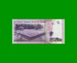 BILLETE DE TONGA 5 PA`ANGA, PICK 39, AÑO (2008) ESTADO SIN CIRCULAR.- - Imagen 2