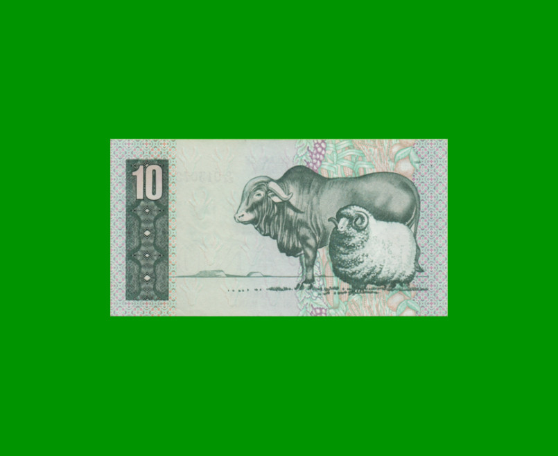 BILLETE DE SUDAFRICA 10 RAND, PICK 120a, ESTADO EXCELENTE.- - Imagen 2