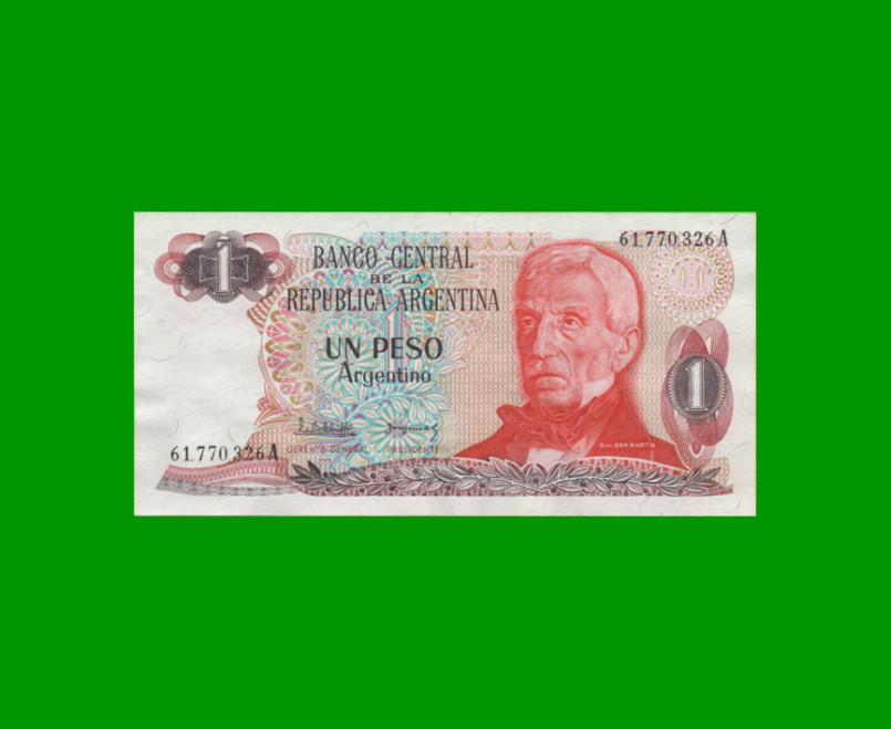 PESOS ARGENTINOS $1,00, BOT 2602, AÑO 1984, ESTADO EXCELENTE.-