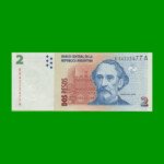 REPOSICION BILLETE CONVERTIBLE SEGUNDO DISEÑO $ 2,00, BOT 3244 , ESTADO SIN CIRCULAR .-