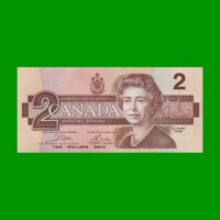 BILLETE DE CANADA 2 DOLARES PICK 94a, AÑO 1986, ESTADO EXCELENTE.-