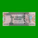 BILLETE DE GUYANA 1.000 DOLARES PICK 35, ESTADO SIN CIRCULAR.-