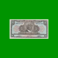 BILLETE DE HAITI 1 GOURDE, PICK 230, ESTADO SIN CIRCULAR.-