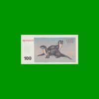 BILLETE DE LITUANIA 100 TALONAS, PICK 42, AÑO 1992 ESTADO SIN CIRCULAR.-