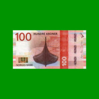 BILLETE DE NORUEGA 100 KRONER, PICK 54, AÑO 2016 ESTADO SIN CIRCULAR.-