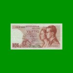 BILLETE DE BELGICA 50 FRANCOS, PICK 139 AÑO 1966 ESTADO EXCELENTE- .-