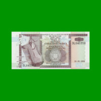 BILLETE DE BURUNDI 50 FRANCOS, PICK 36f, AÑO 2006 ESTADO SIN CIRCULAR.-