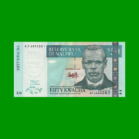 BILLETE DE MALAWI 20 KWACHA, PICK 53c, AÑO 2007 ESTADO SIN CIRCULAR.-