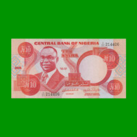 BILLETE DE NIGERIA 10 NAIRA, PICK 25i, AÑO 2005 ESTADO SIN CIRCULAR.-