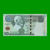 BILLETE DE LIBYA 10 DINAR, PICK 70a, AÑO 2004 ESTADO SIN CIRCULAR.-