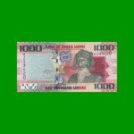 BILLETE DE SIERRA LEONA 1.000 LEONES, PICK 30a, AÑO 2010 ESTADO SIN CIRCULAR.-